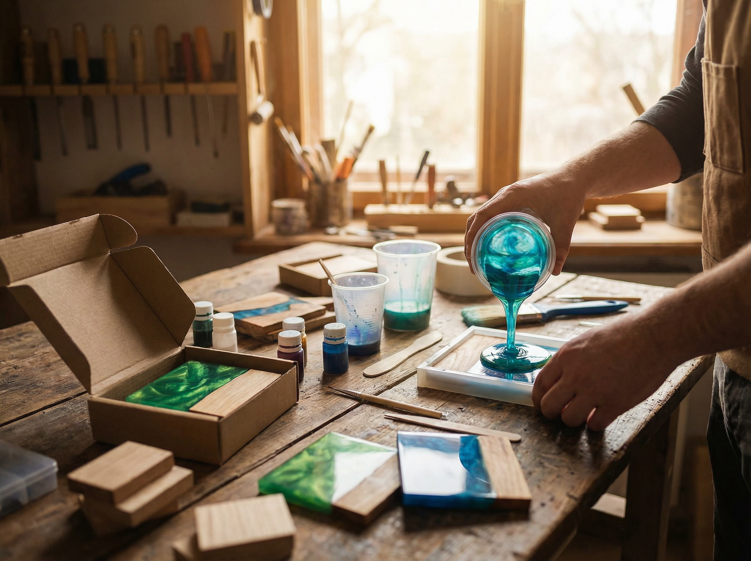 Tvořivý workshop: epoxidové tácky