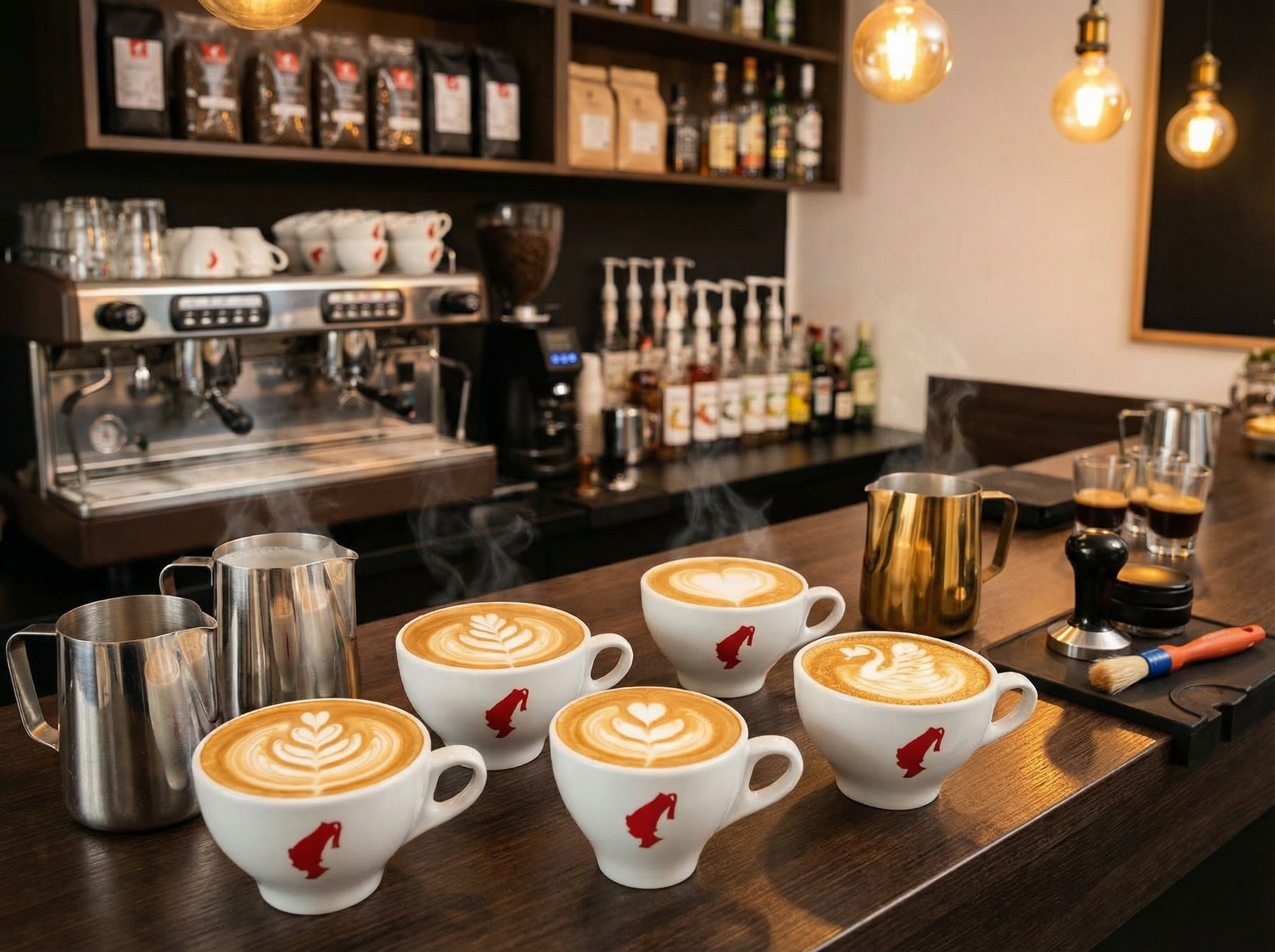 Jednodenní kurz kávy a Latte Art v Praze