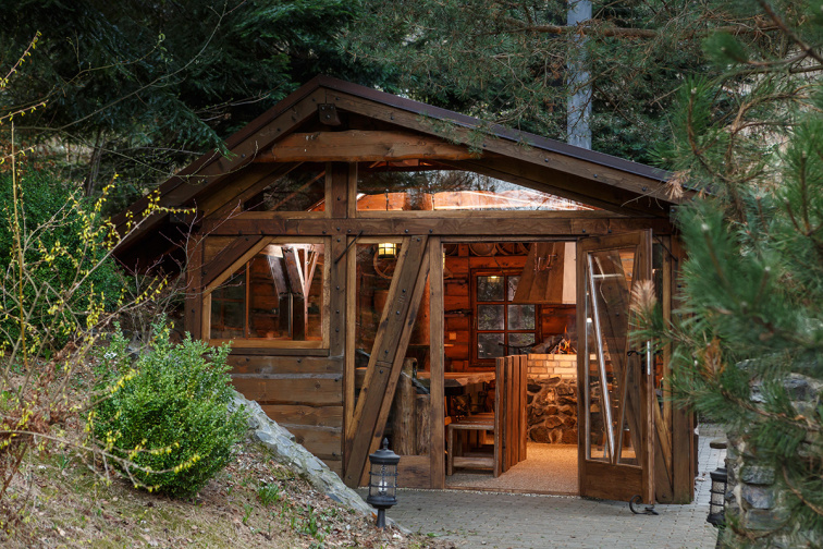 Vlčí doupě: Luxusní chata v horách