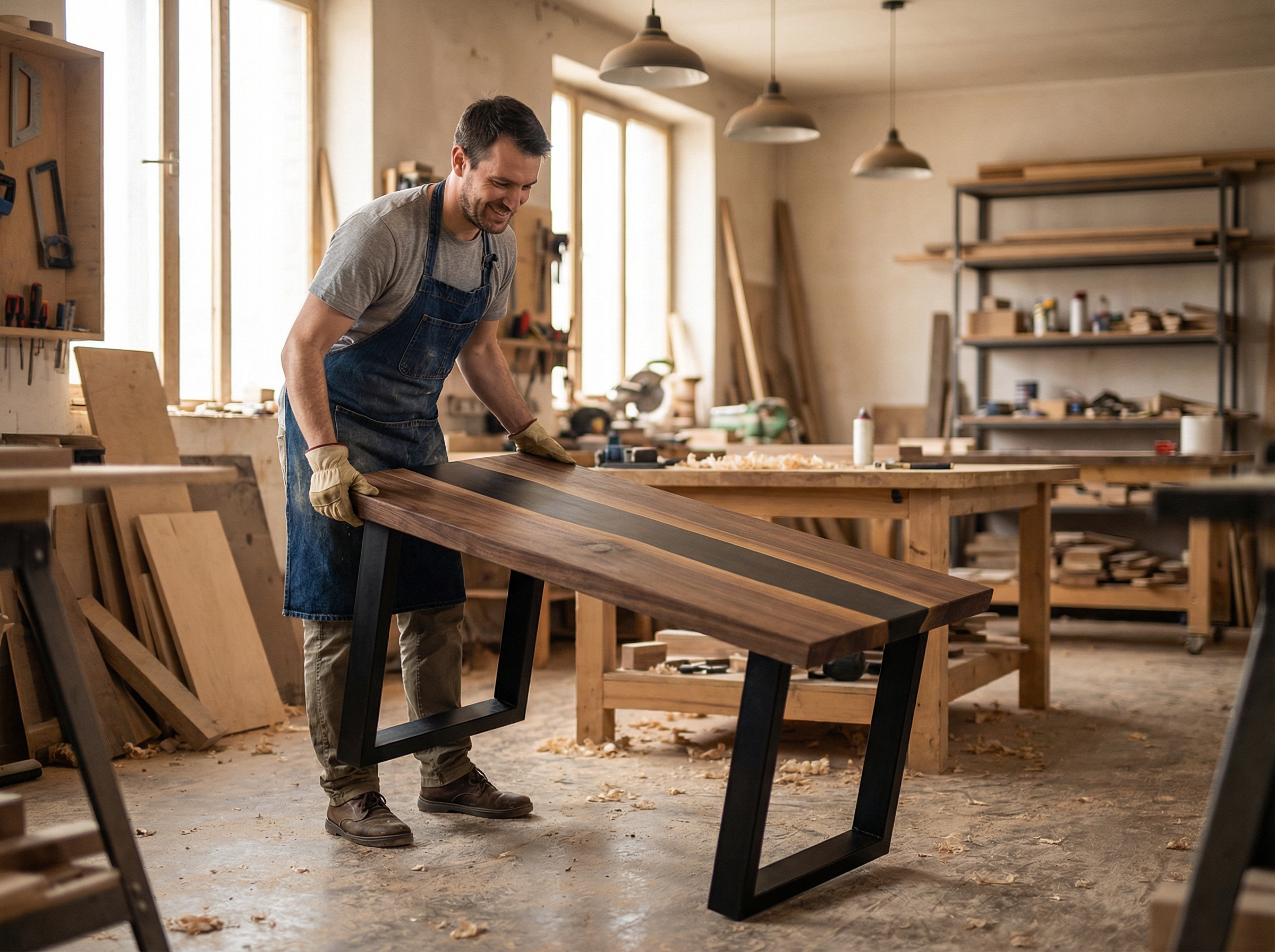 Workshop: Epoxidový konferenční stolek krok za krokem