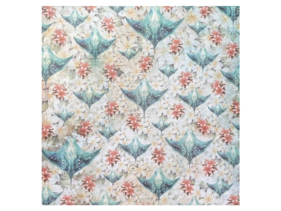 Sada papírů Bellaluna ALOHA s výřezy 20X20cm 12ks