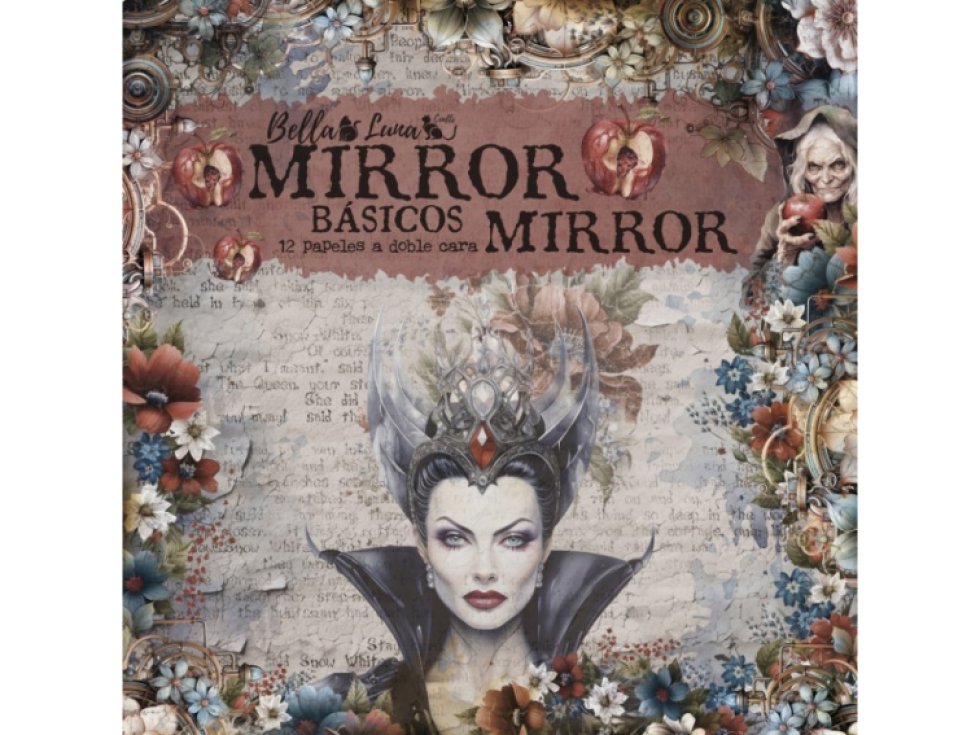 Sada papírů Bellaluna MIRROR MIRROR Zrcadlo zrcadlo 30X30cm 12ks