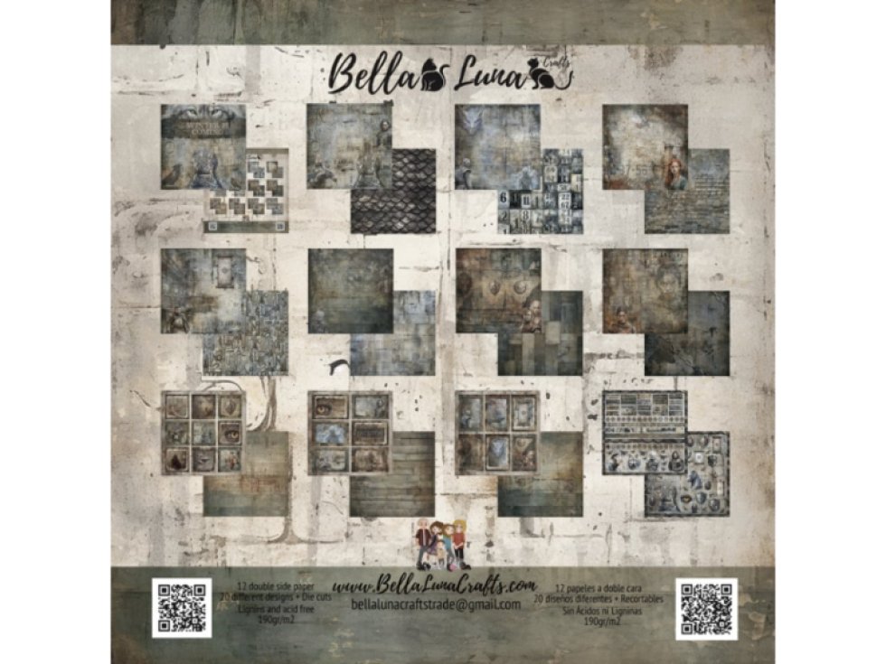 Sada papírů Bellaluna Walkers Hra o trůny Chodci 30X30cm 12ks