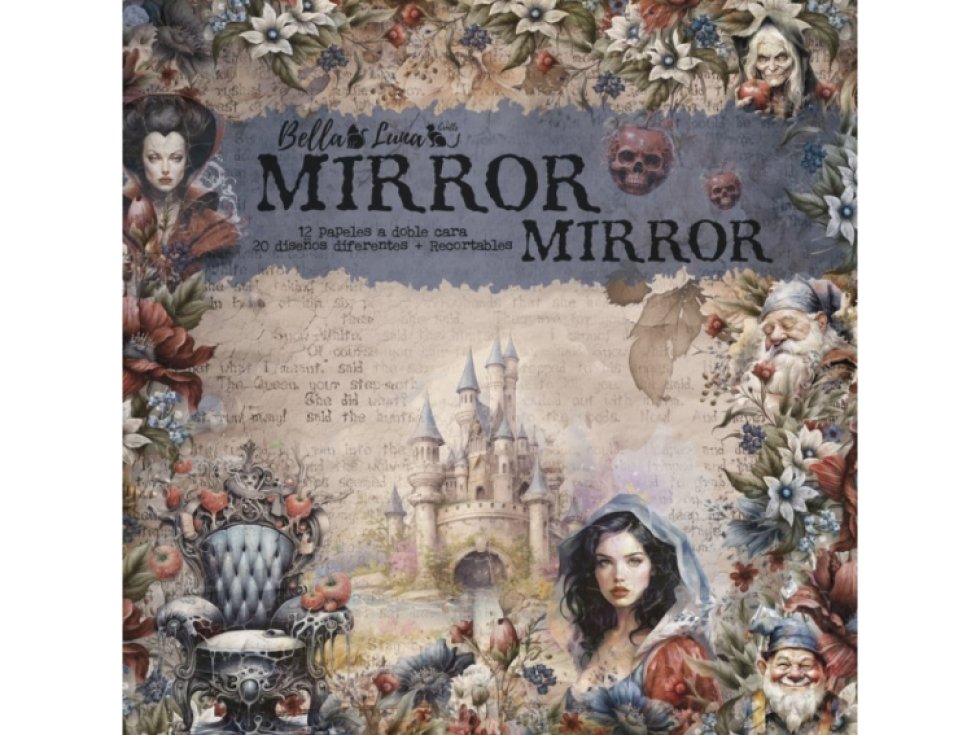 Sada papírů Bellaluna MIRROR MIRROR O Sněhurce 30X30cm 12ks