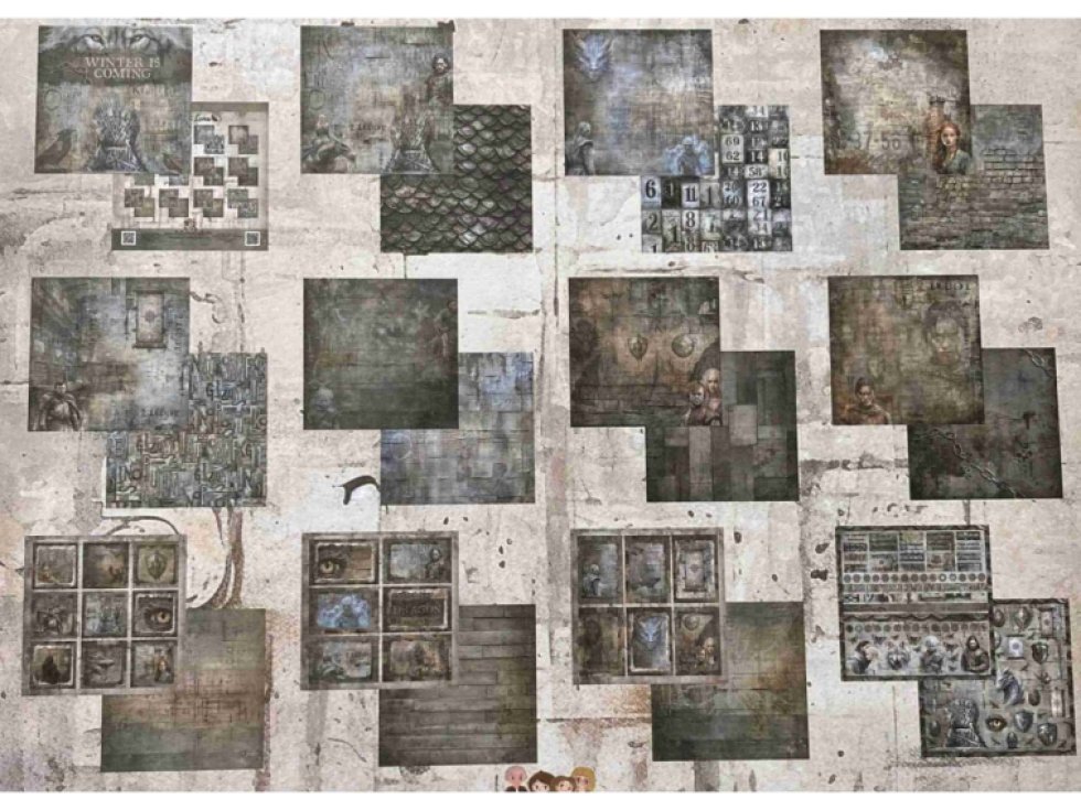 Sada papírů Bellaluna Walkers Hra o trůny Chodci 20x20cm 12ks