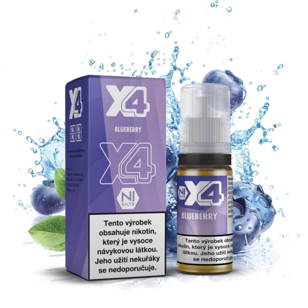 E-liquid X4 Bar Juice - Blueberry 10ml/20mg