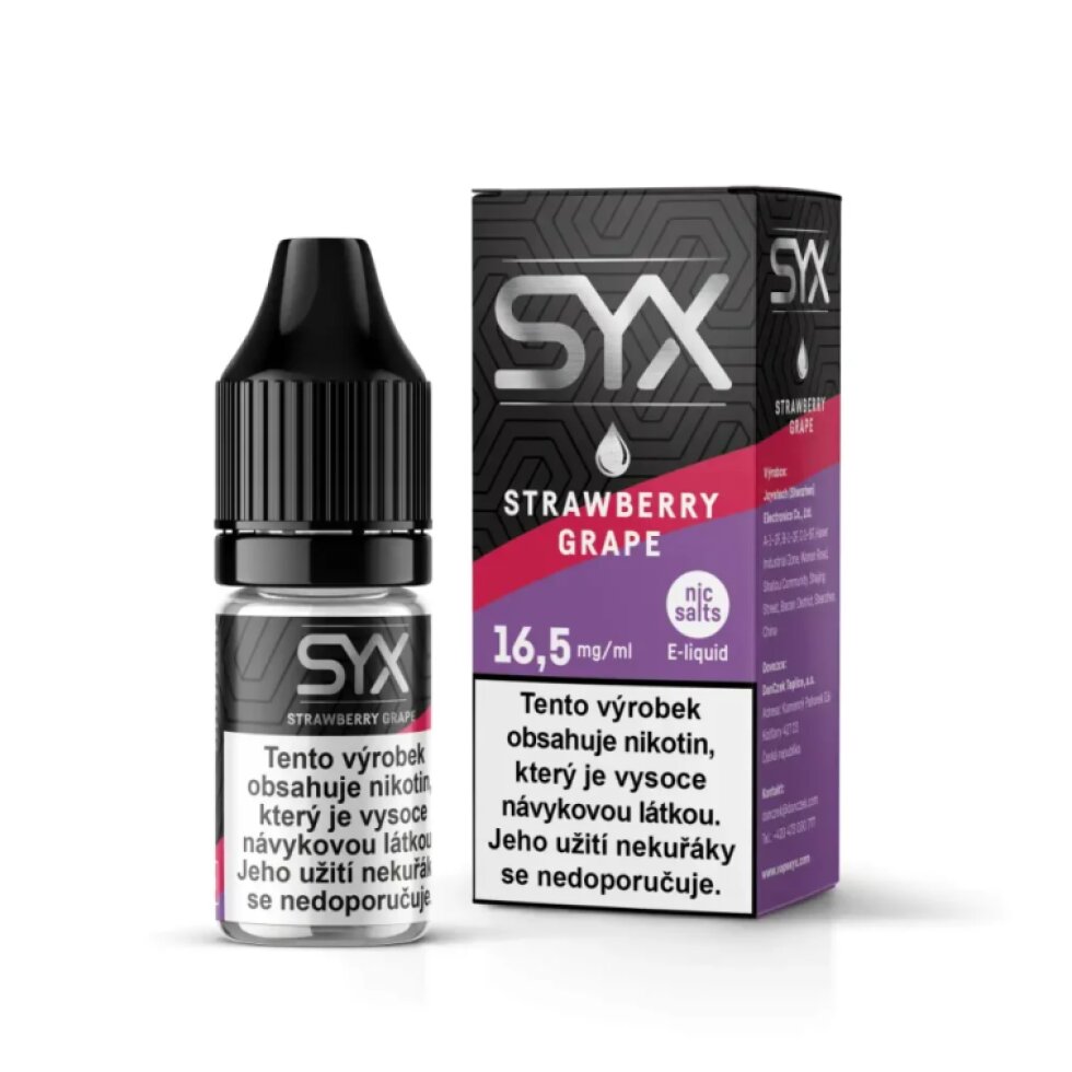 E-liquid SYX STRAWBERRY GRAPE 16,5mg/10ml