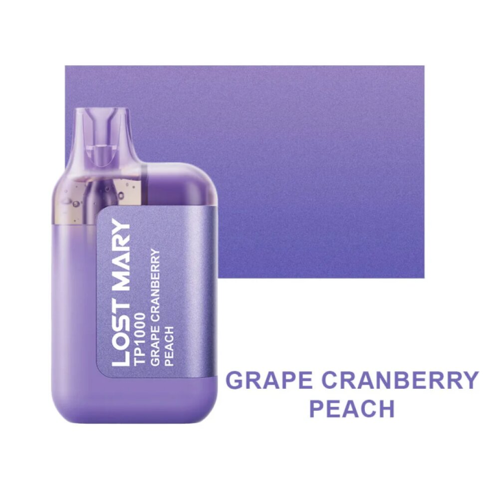 LOST MARY TP1000 - GRAPE CRANBERRY PEACH