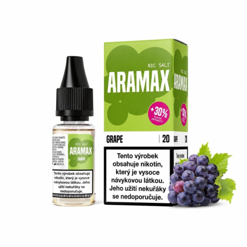 E-liquid Aramax Salt - Grape 10ml/20mg