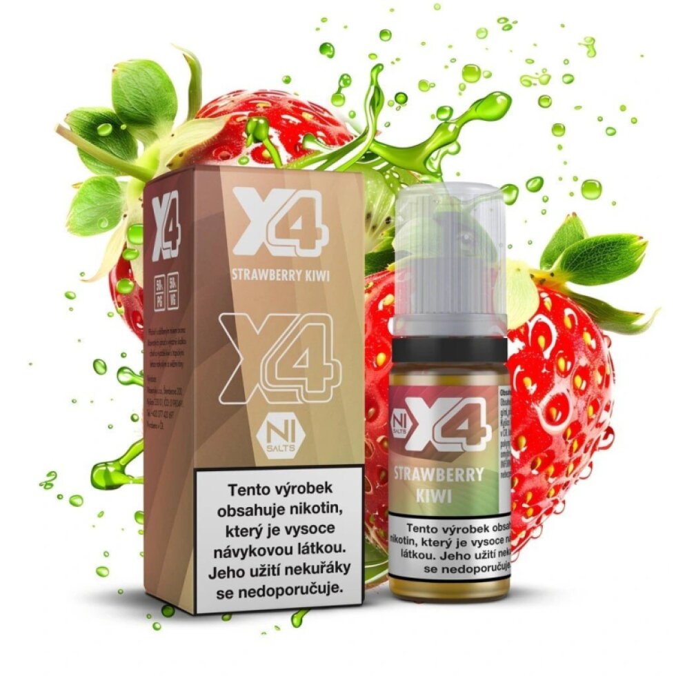 E-liquid X4 Bar Juice - Strawberry Kiwi 10ml/20mg