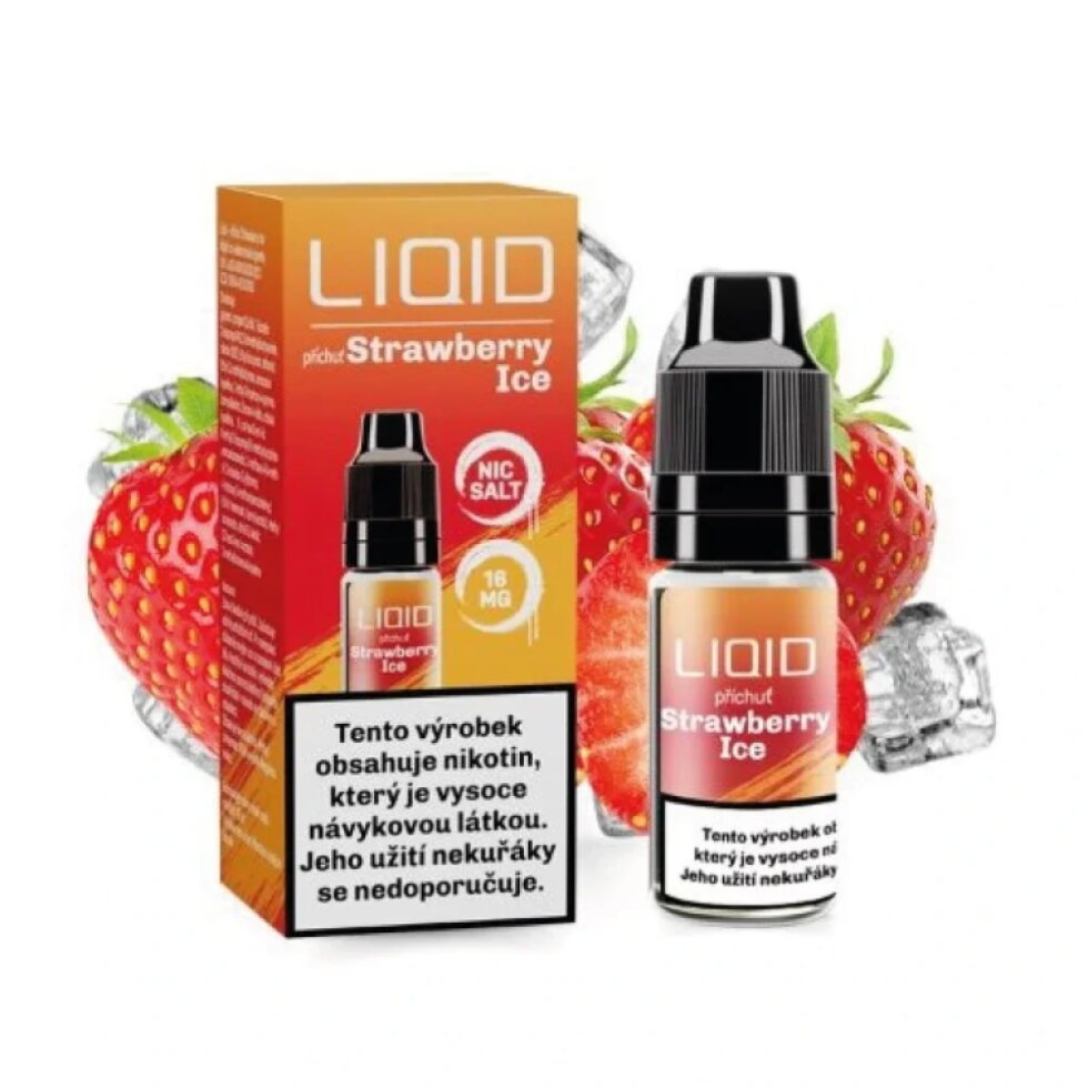 E-Liquid LIO LIQID - Strawberry Ice 10ml/16mg