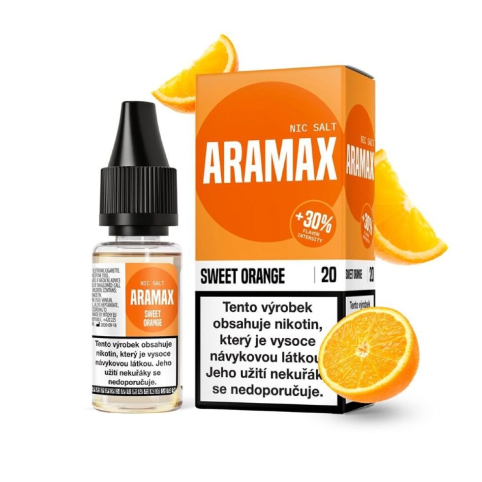 E-liquid Aramax Salt - Sweet Orange 10ml/20mg