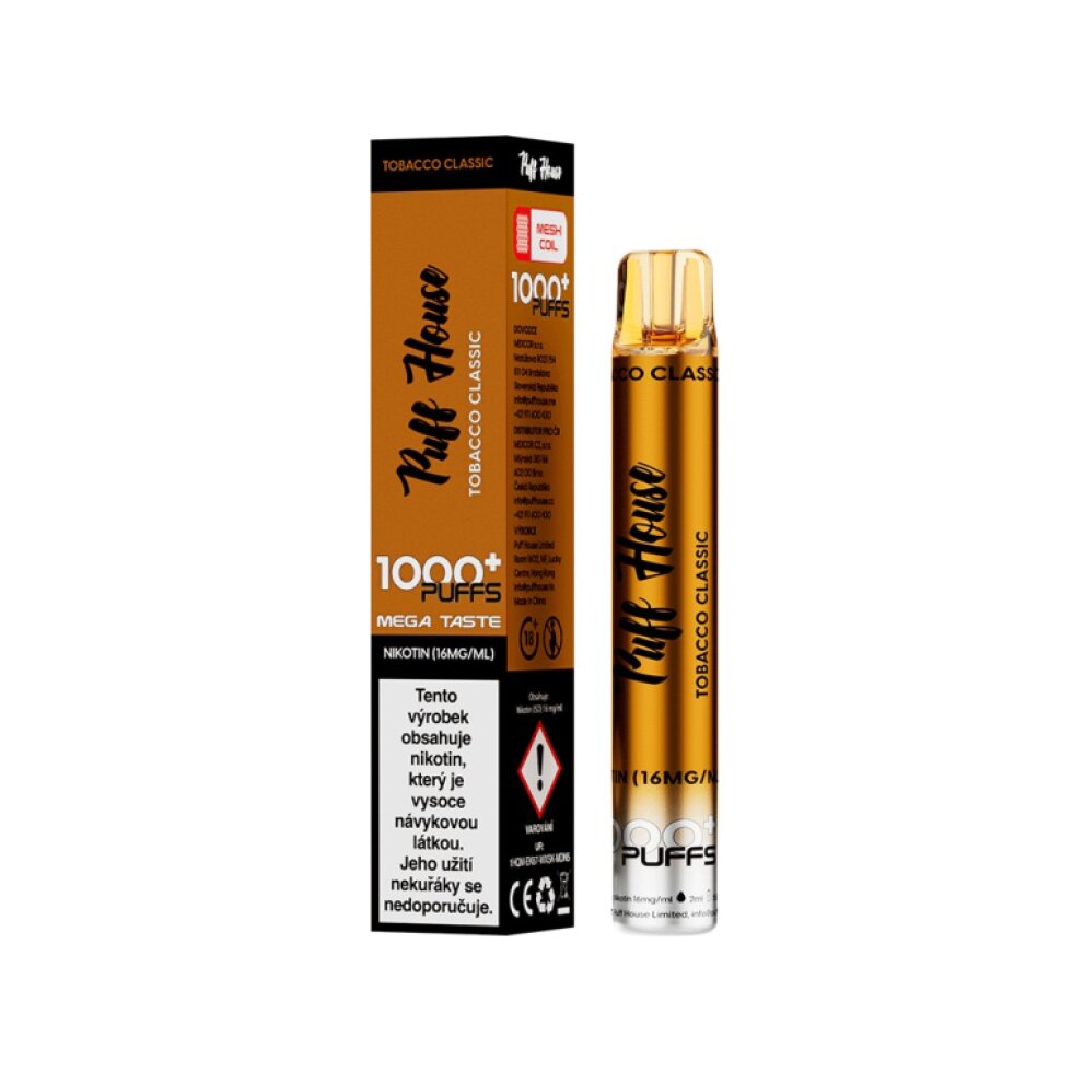 Puff House 1000 - Tobacco classic