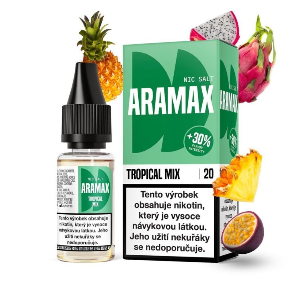 E-liquid Aramax Salt - Tropical Mix 10ml/20mg