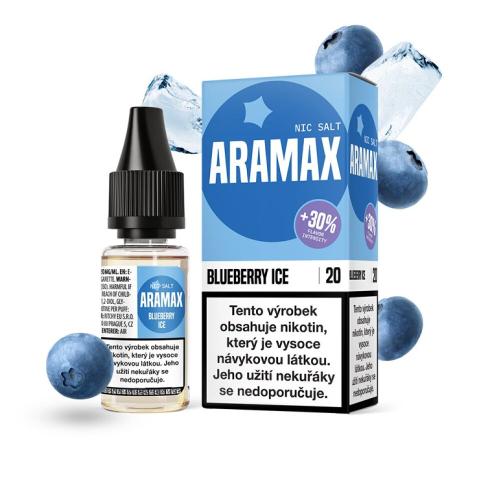 E-liquid Aramax Salt - Blueberry Ice 10ml/20mg