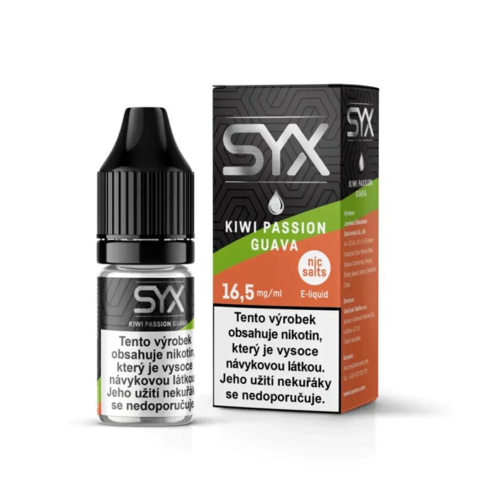 E-liquid SYX KIWI PASSION GUAVA 16,5mg/10ml