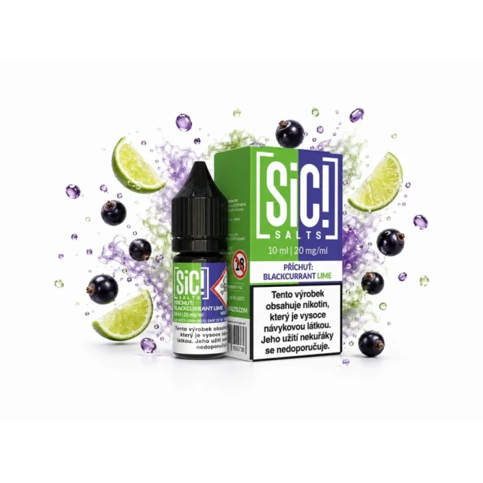 E-Liquid SIC! - Blackcurrant Lime 10ml/20mg