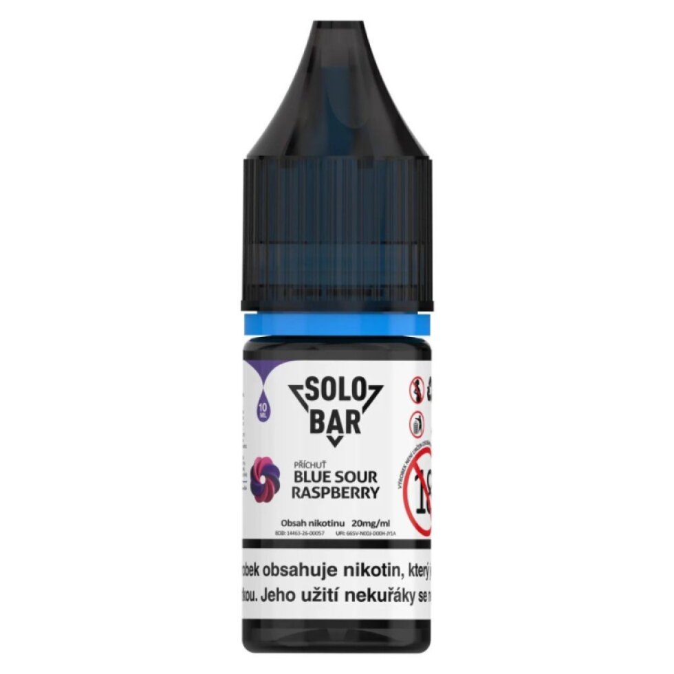 E-liquid Solobar - Blue Sour Raspberry 10ml/20mg