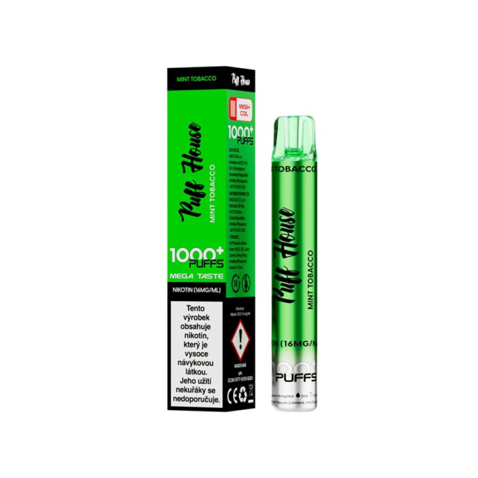 Puff House 1000 - Mint Tobacco