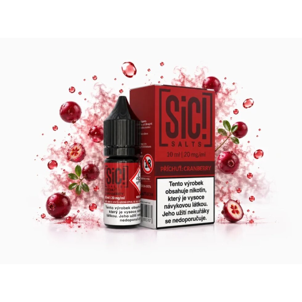 E-Liquid SIC! - Cranberry 10ml/20mg