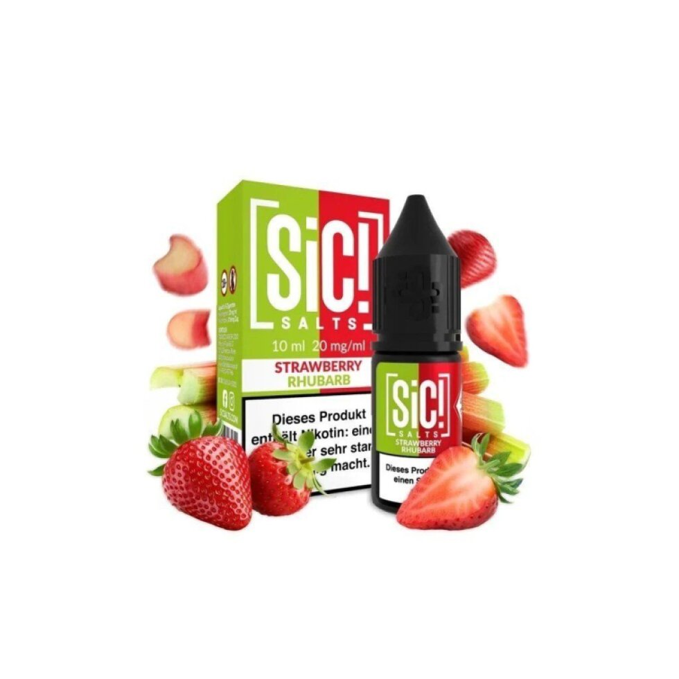 E-Liquid SIC! - Strawberry Rhubarb 10ml/20mg