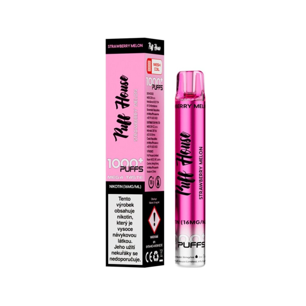 Puff House 1000 - Strawberry Melon Ice