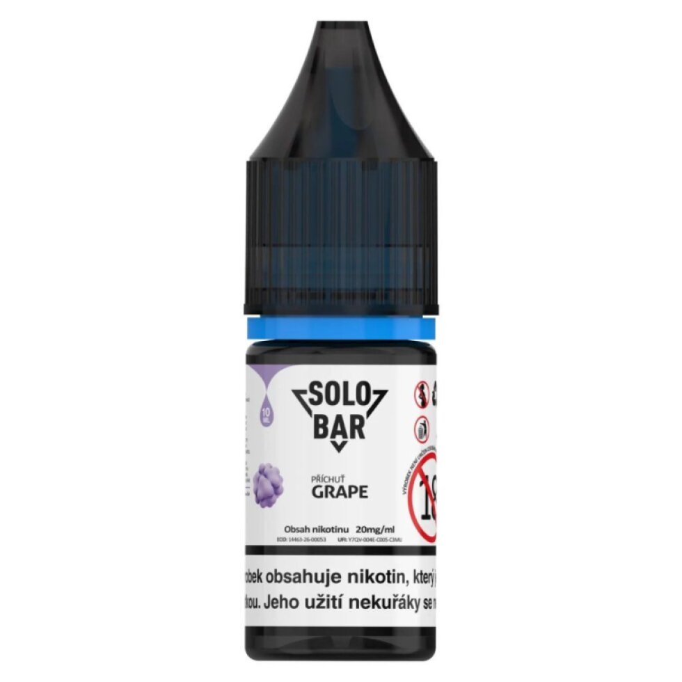 E-liquid Solobar - Grape 10ml/20mg