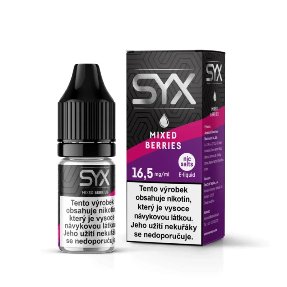 E-liquid SYX MIXED BERRIES 16,5mg/10ml