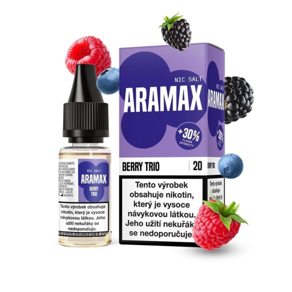 E-liquid Aramax Salt - Berry Trio 10ml/20mg