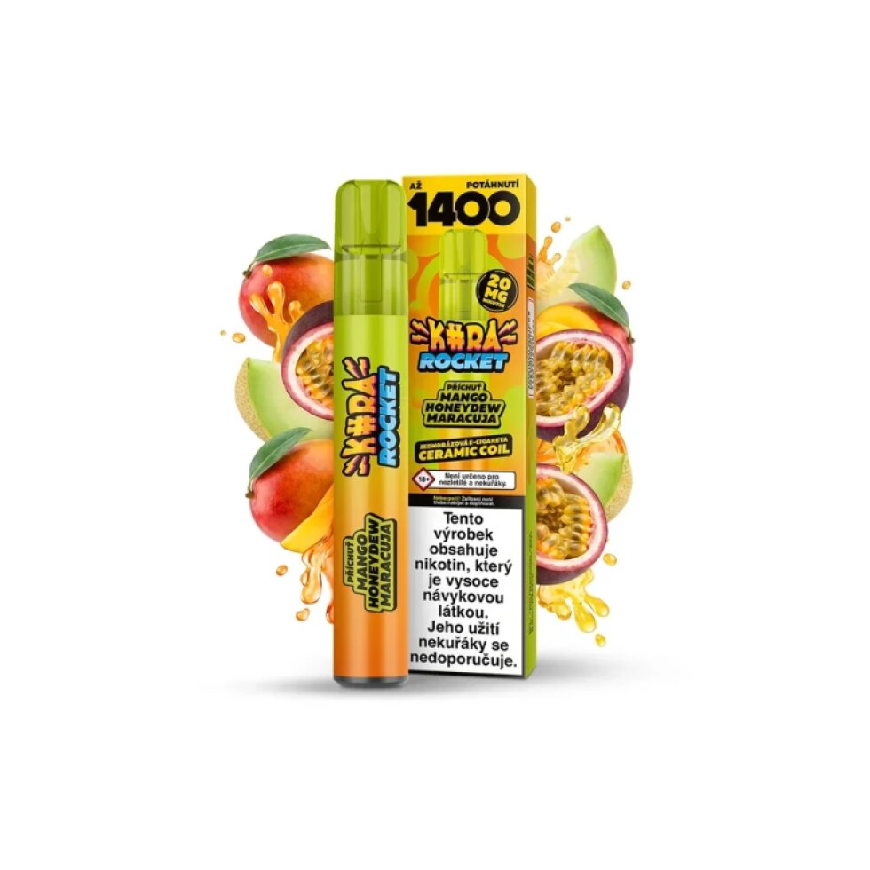 KURWA ROCKET - MANGO HONEYDEW MARACUJA ICE