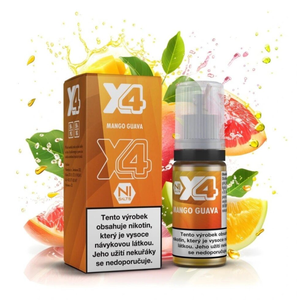 E-liquid X4 Bar Juice - Mango Guava 10ml/20mg