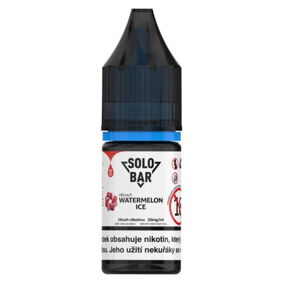 E-liquid Solobar - Watermelon Ice 10ml/20mg