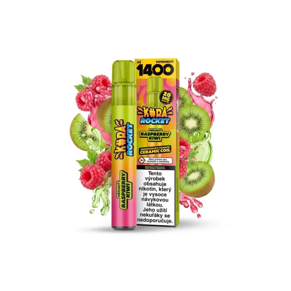 KURWA ROCKET - RASPBERRY KIWI ICE