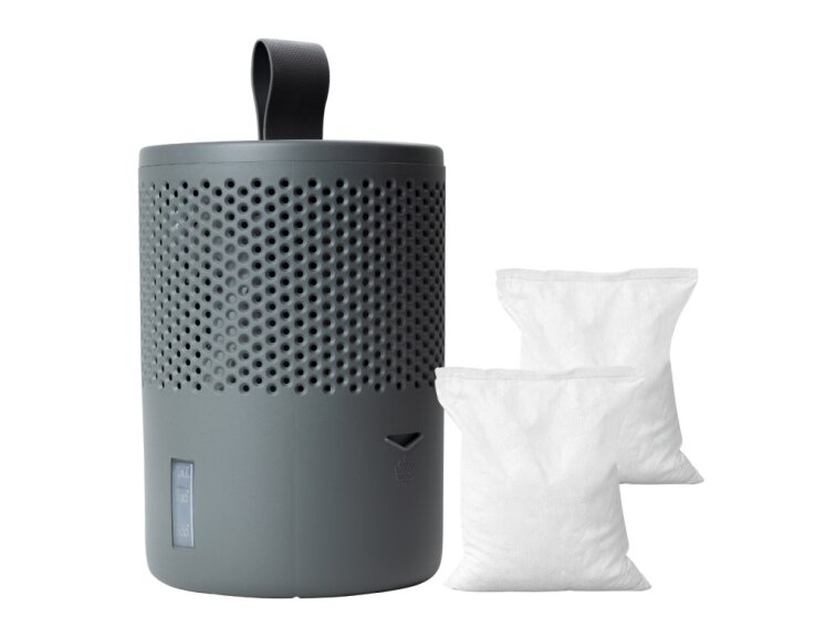 Everbrand pohlcovač vlhkosti Absodry Duo Family Bag 6-series, BONUS PACK 2 x náplň, šedý