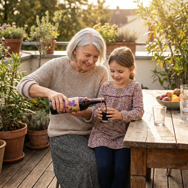 Měsíční balení pro podporu imunity 100 % BIO šťáva z arónie - černý jeřáb, Demeter, 4 x 750 ml