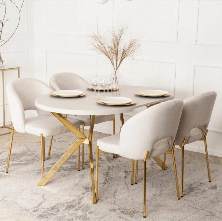 Otočné jedálenské kreslo LUNA