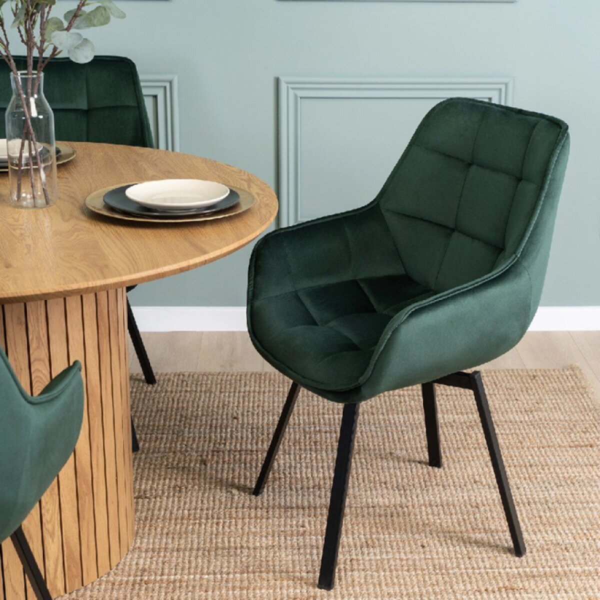 Otočné jedálenské kreslo LUNA