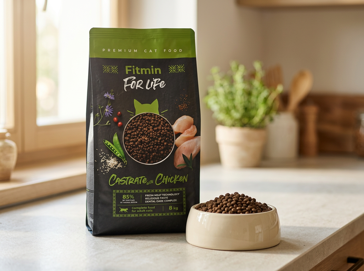 Fitmin For Life Castrate Chicken - krmivo pro kočky