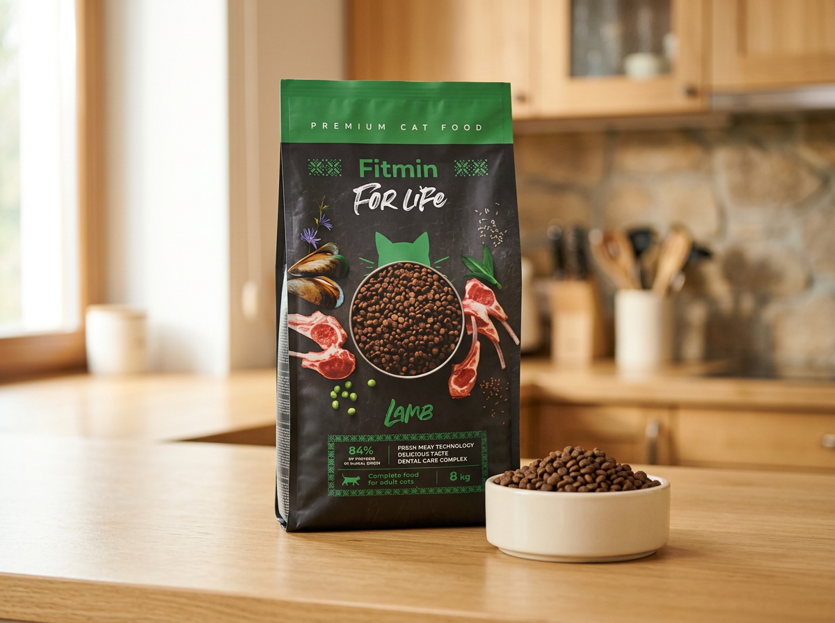 Fitmin For Life Cat Lamb - krmivo pro kočky, s jehněčím