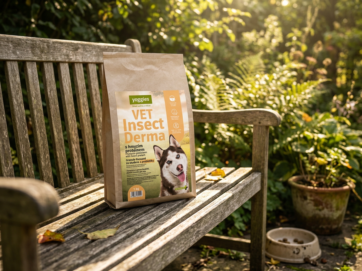 Yoggies VET Insect Derma s hmyzím proteinem - granule lisované za studena