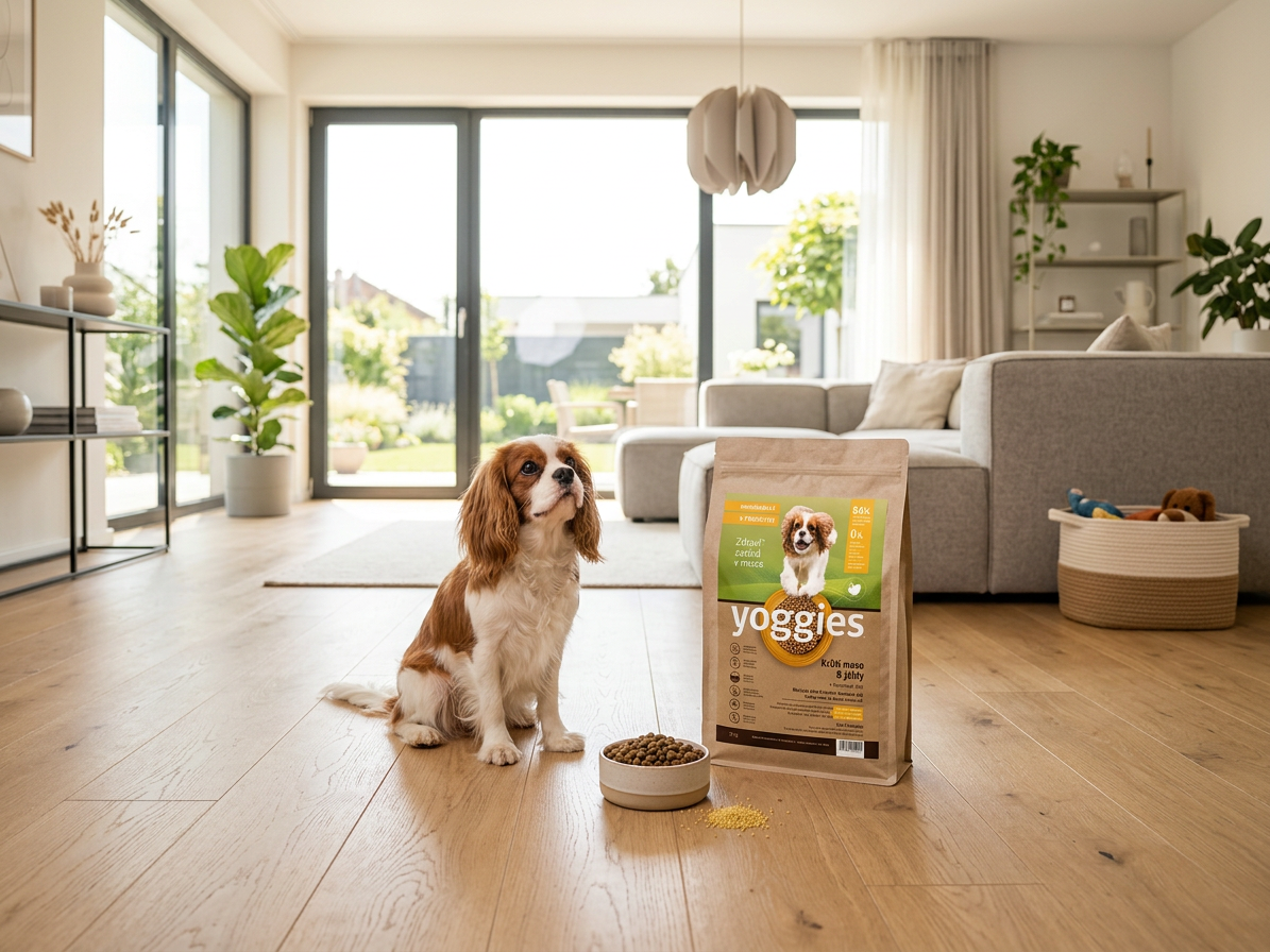 Yoggies Mini Krůtí maso a jáhly - monoprotein, granule lisované za studena