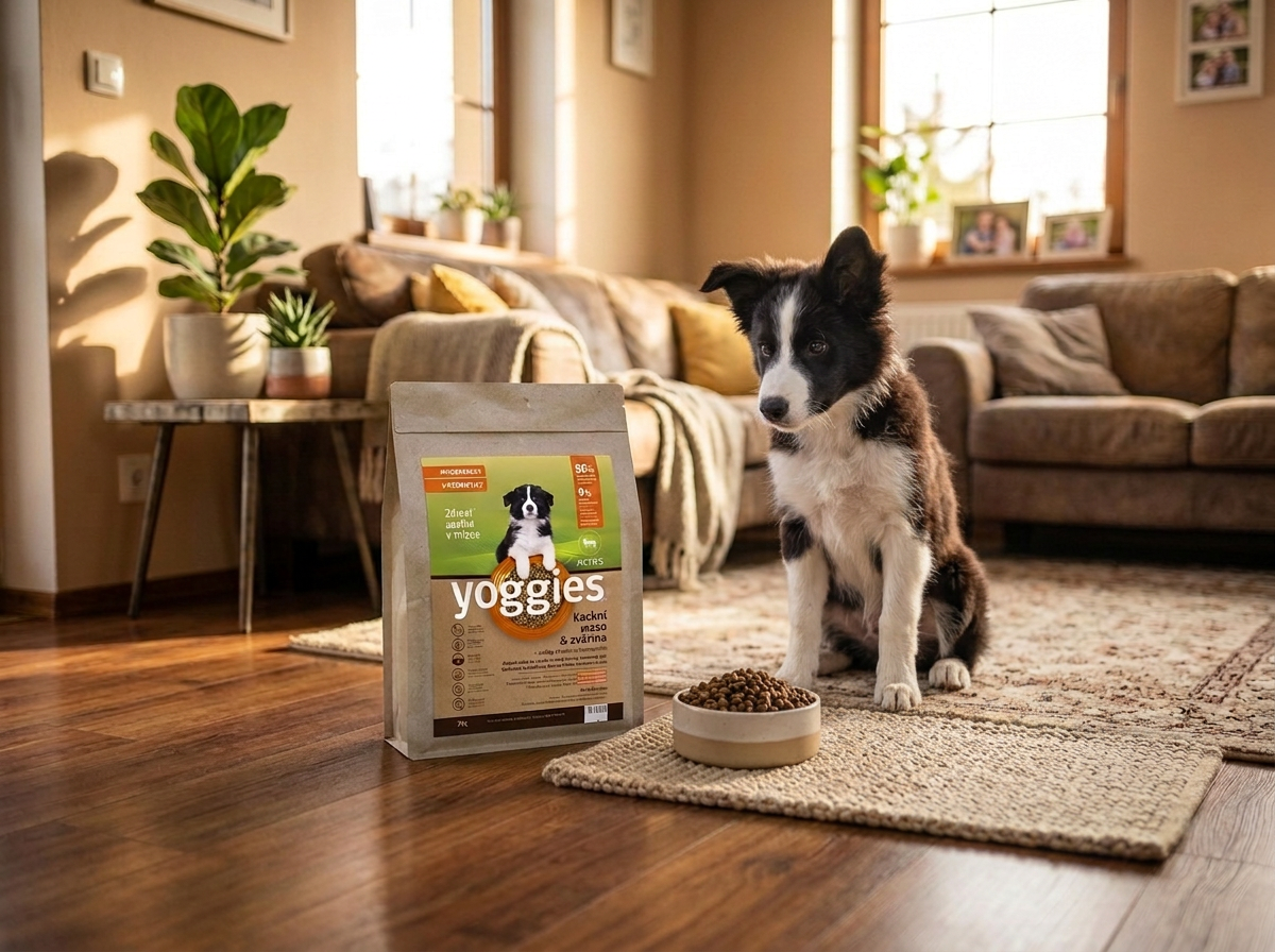 Yoggies Mini Active Kachna a zvěřina - granule lisované za studena