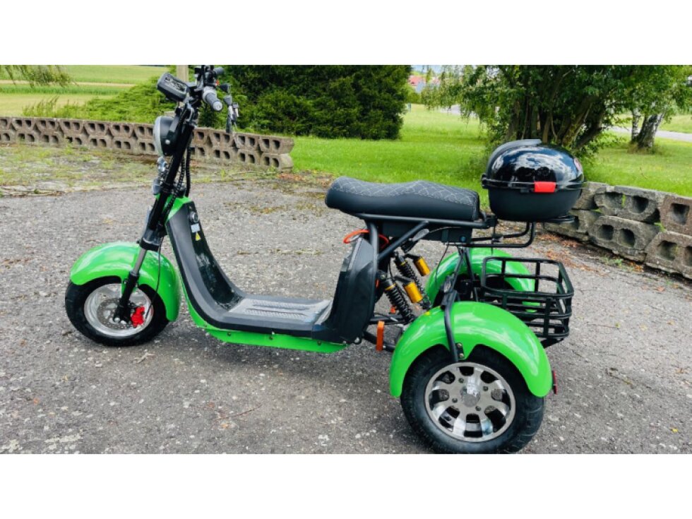 Elektrická tříkolka Leramotors SCOOTERS C5 2000W Zelená
