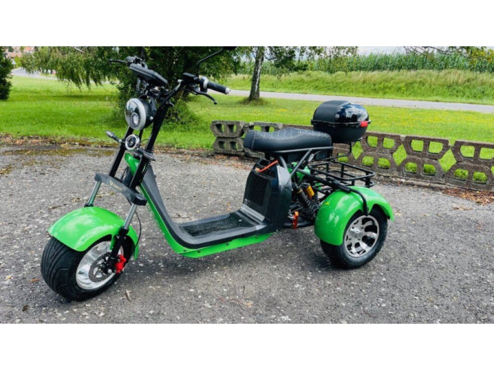 Elektrická tříkolka Leramotors SCOOTERS C5 2000W Zelená