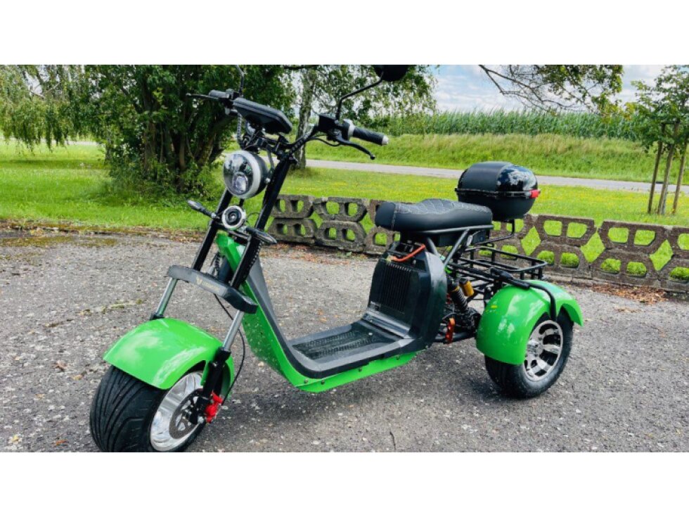 Elektrická tříkolka Leramotors SCOOTERS C5 2000W Zelená