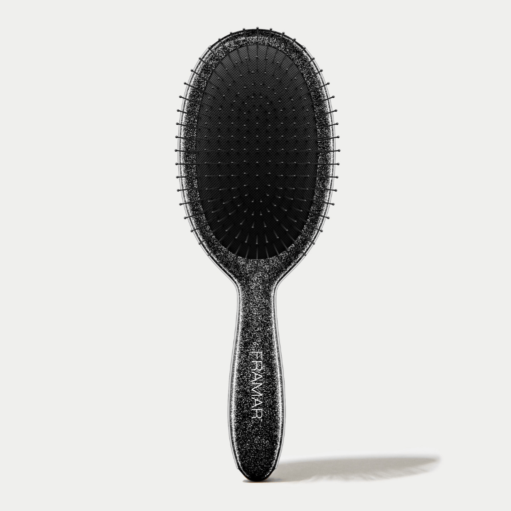 Kartáč na rozčesání - Black Glitter