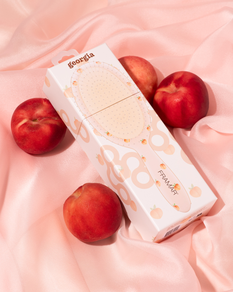 Framar Peach Please kartáč na vlasy Georgia