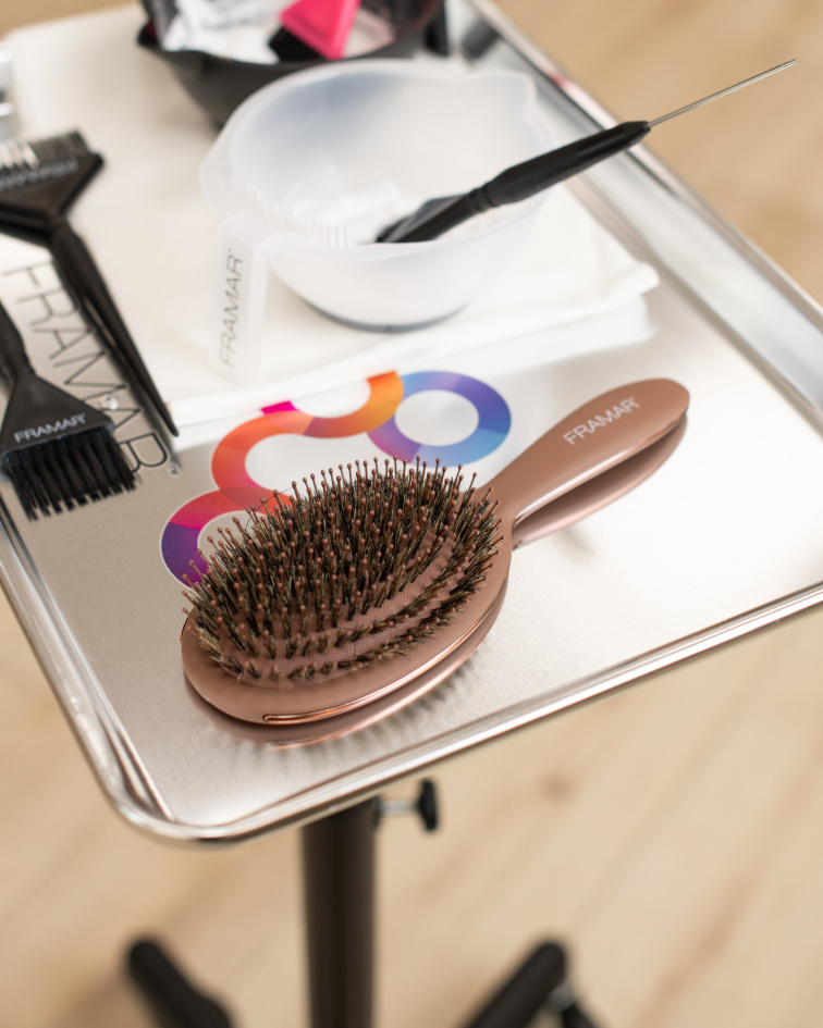 Framar kartáč Polish Brush – Chocolate