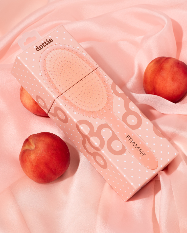 Framar Peach Please kartáč na vlasy Dottie