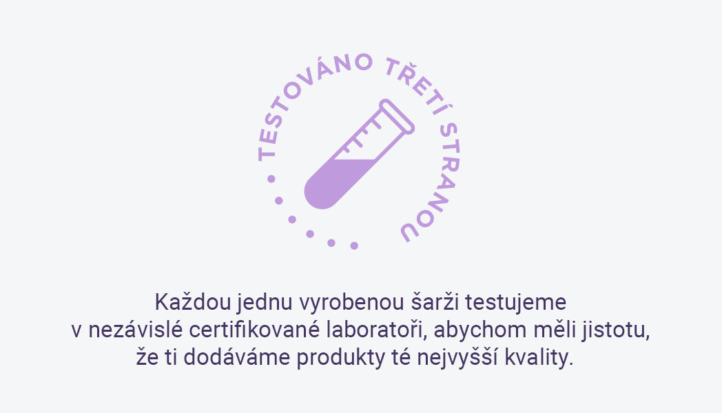 Testované treťou stranou v certifikovanom laboratóriu.